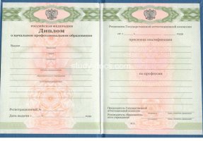 Диплом училища 2010 в Новосибирске